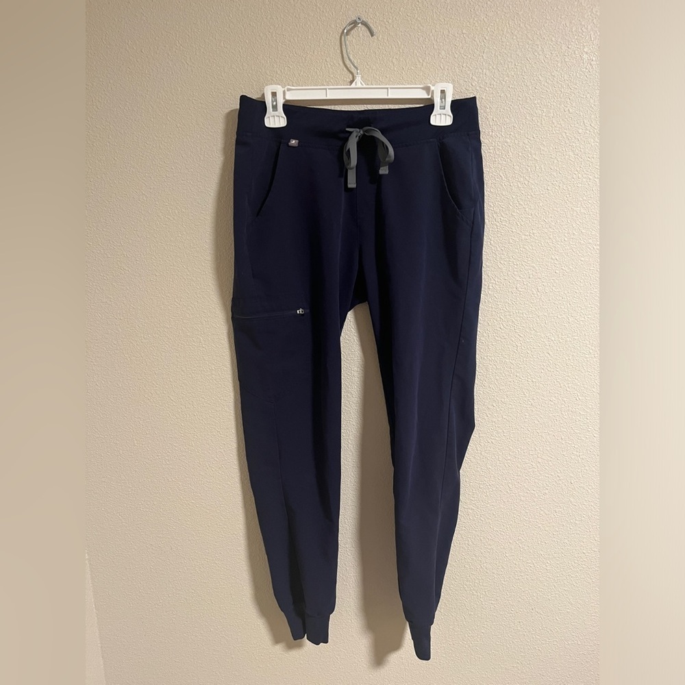 Figs Zamora jogger scrub pants navy size small